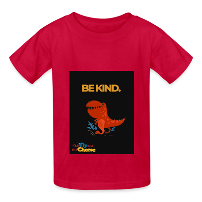 Hanes Youth Tagless T-Shirt - red