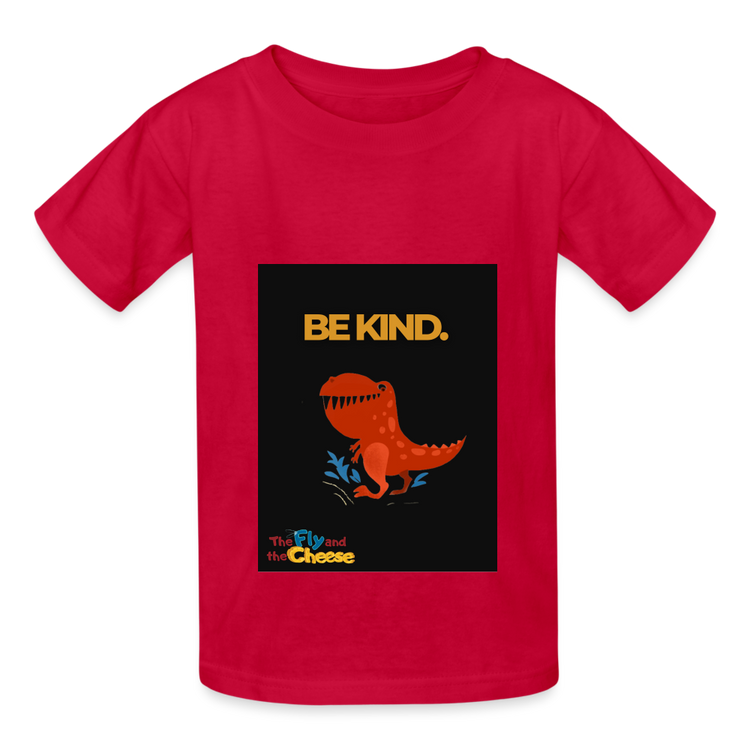 Hanes Youth Tagless T-Shirt - red